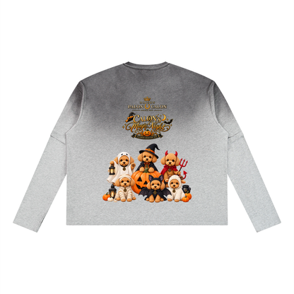 Unisex Vintage Wash Layered T-Shirt