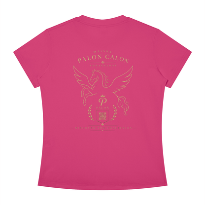 ウィメンズ スリムフィット クルーネック Tシャツ — Women's Slim Fit Crewneck T-Shirt