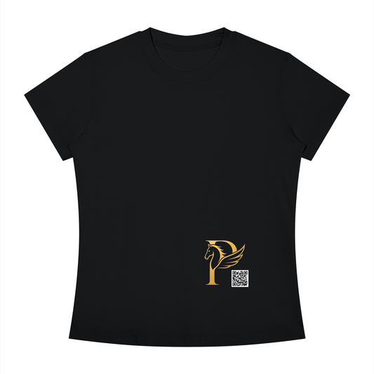 ウィメンズ スリムフィット クルーネック Tシャツ — Women's Slim Fit Crewneck T-Shirt