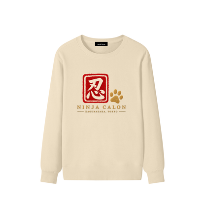 KAGURAZAKA | ユニセックス クラシック コットン スウェットシャツ忍者 | Unisex Classic Cotton Sweatshirt
