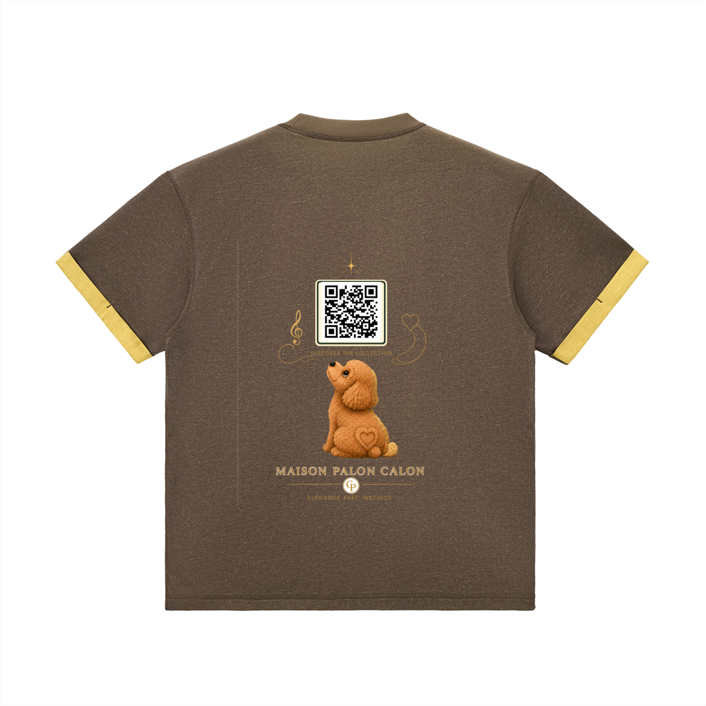 コントラストカフ Tシャツ — ユニセックス
