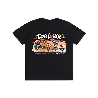 DOG | ベーシック ユニセックス コットンTシャツ / Pure Cotton Unisex T-Shirt