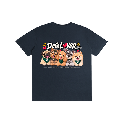 DOG | ベーシック ユニセックス コットンTシャツ / Pure Cotton Unisex T-Shirt