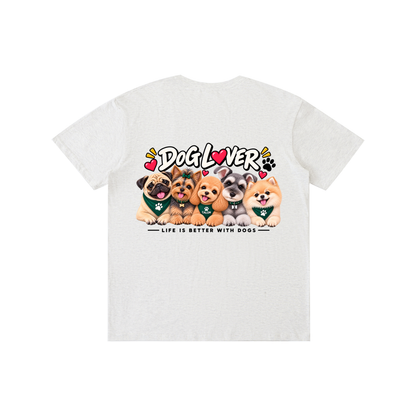 DOG | ベーシック ユニセックス コットンTシャツ / Pure Cotton Unisex T-Shirt