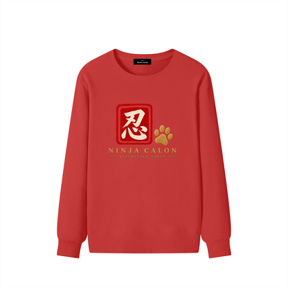 KAGURAZAKA | ユニセックス クラシック コットン スウェットシャツ忍者 | Unisex Classic Cotton Sweatshirt