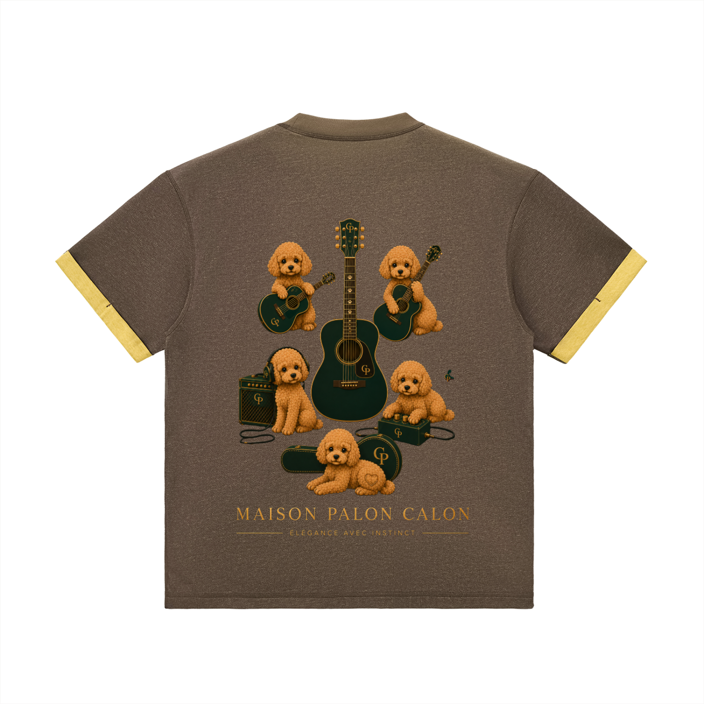 コントラストカフ Tシャツ — ユニセックス
