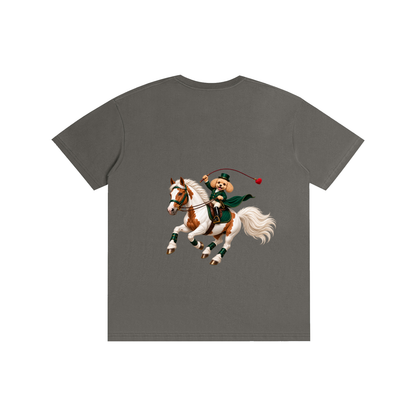 EQUESTRIAN CALON | ユニセックス ピュアコットン Tシャツ — Unisex Pure Cotton T-Shirt