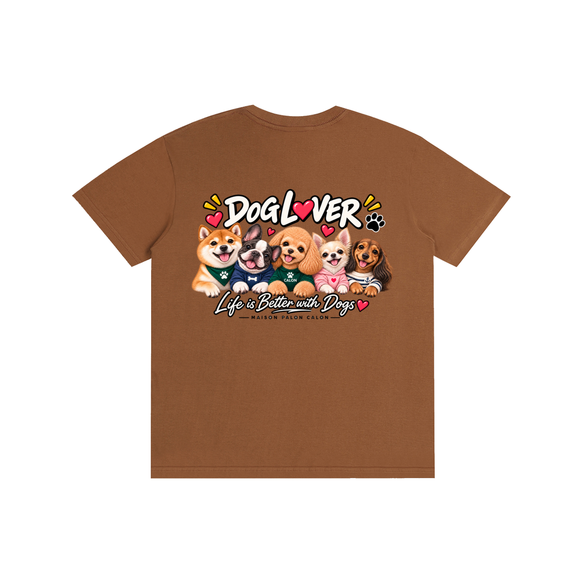 DOG | ベーシック ユニセックス コットンTシャツ / Pure Cotton Unisex T-Shirt