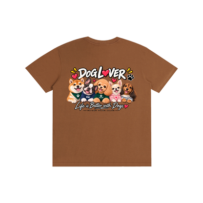 DOG | ベーシック ユニセックス コットンTシャツ / Pure Cotton Unisex T-Shirt