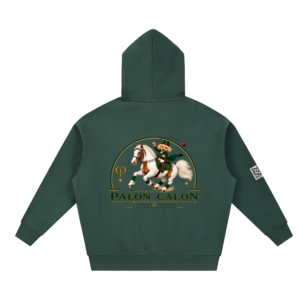 EQUESTRIAN CALON | オーバーサイズ フリース ボクシー フーディー/ Unisex Oversized Fleece Boxy Hoodie
