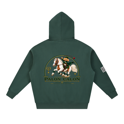 EQUESTRIAN CALON | オーバーサイズ フリース ボクシー フーディー/ Unisex Oversized Fleece Boxy Hoodie