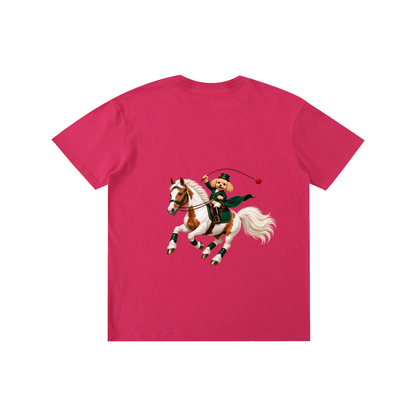 EQUESTRIAN CALON | ユニセックス ピュアコットン Tシャツ — Unisex Pure Cotton T-Shirt