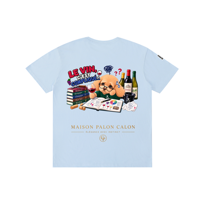 WINE SCHOLAR CALON | ピュアコットン Tシャツ（ユニセックス）/ Unisex Pure Cotton T-Shirt