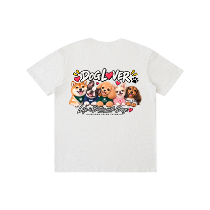 DOG | ベーシック ユニセックス コットンTシャツ / Pure Cotton Unisex T-Shirt