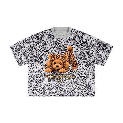 Unisex Leopard Print Boxy T-Shirt