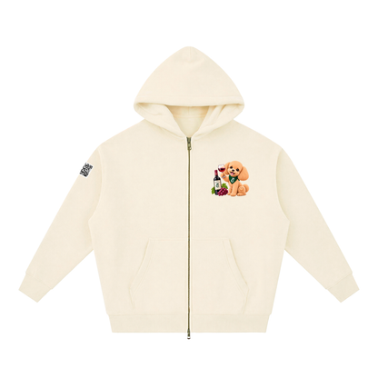 WINE SCHOLAR CALON | オーバーサイズ フリース ボクシー フーディー/Unisex Oversized Fleece Boxy Hoodie
