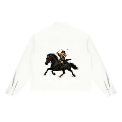 ユニセックス ボクシー ロングスリーブ シャツ — Unisex Boxy Long-Sleeve Shirt