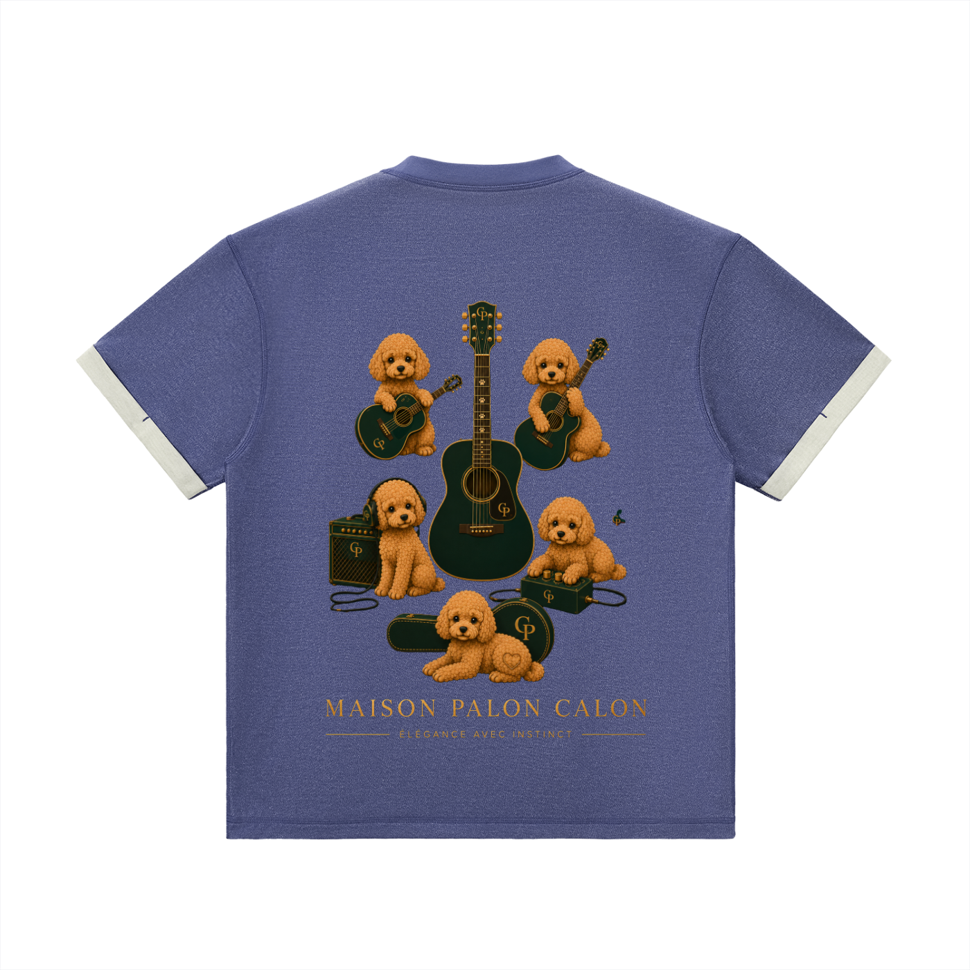 コントラストカフ Tシャツ — ユニセックス