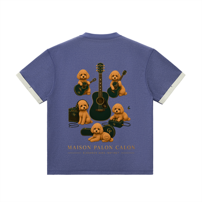 コントラストカフ Tシャツ — ユニセックス