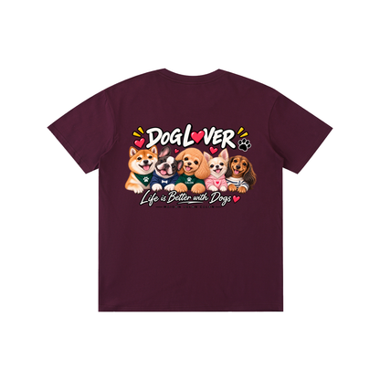 DOG | ベーシック ユニセックス コットンTシャツ / Pure Cotton Unisex T-Shirt