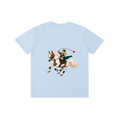 EQUESTRIAN CALON | ユニセックス ピュアコットン Tシャツ — Unisex Pure Cotton T-Shirt