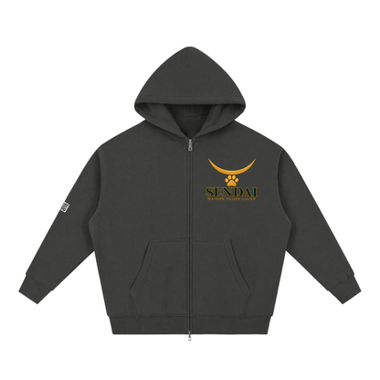 SENDAI｜オーバーサイズ フリースボクシーフーディー / Essential Oversized Fleece Boxy Hoodie