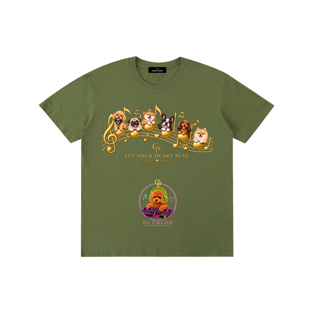 DOG | ベーシック ユニセックス コットンTシャツ / Pure Cotton Unisex T-Shirt