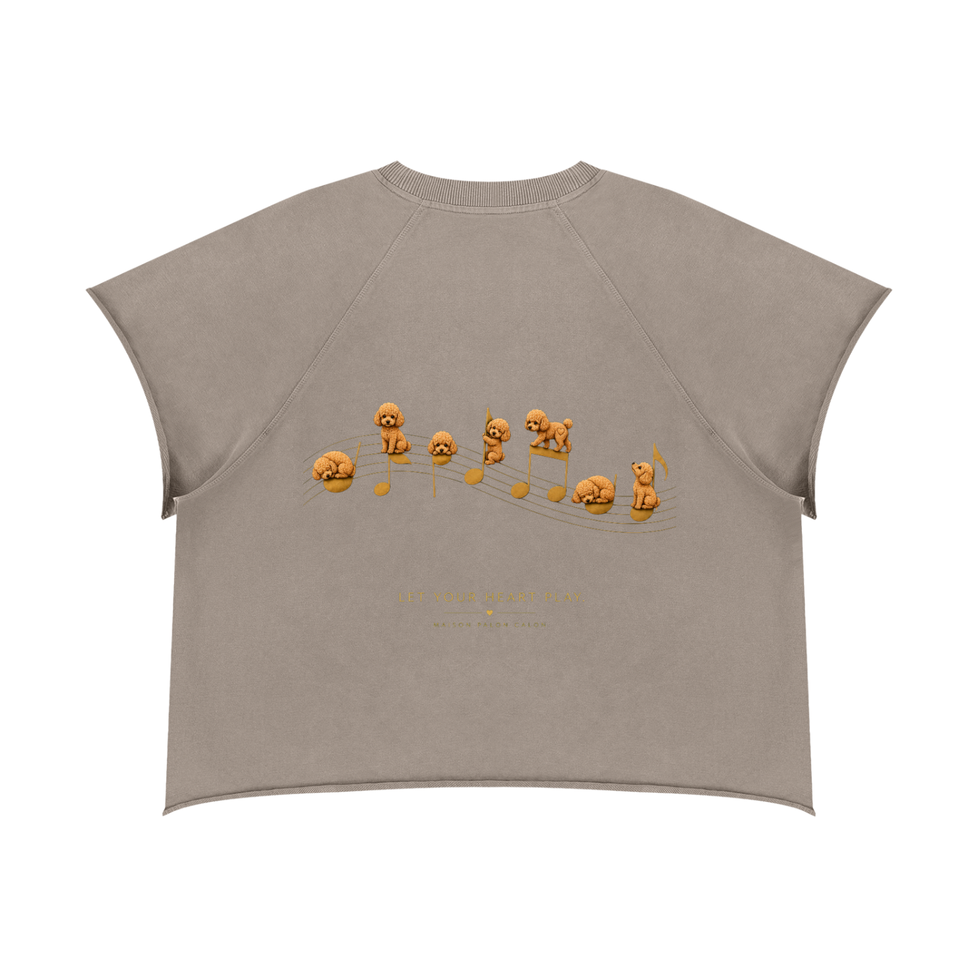 ヴィンテージウォッシュ ローエッジ Tシャツ — ユニセックス