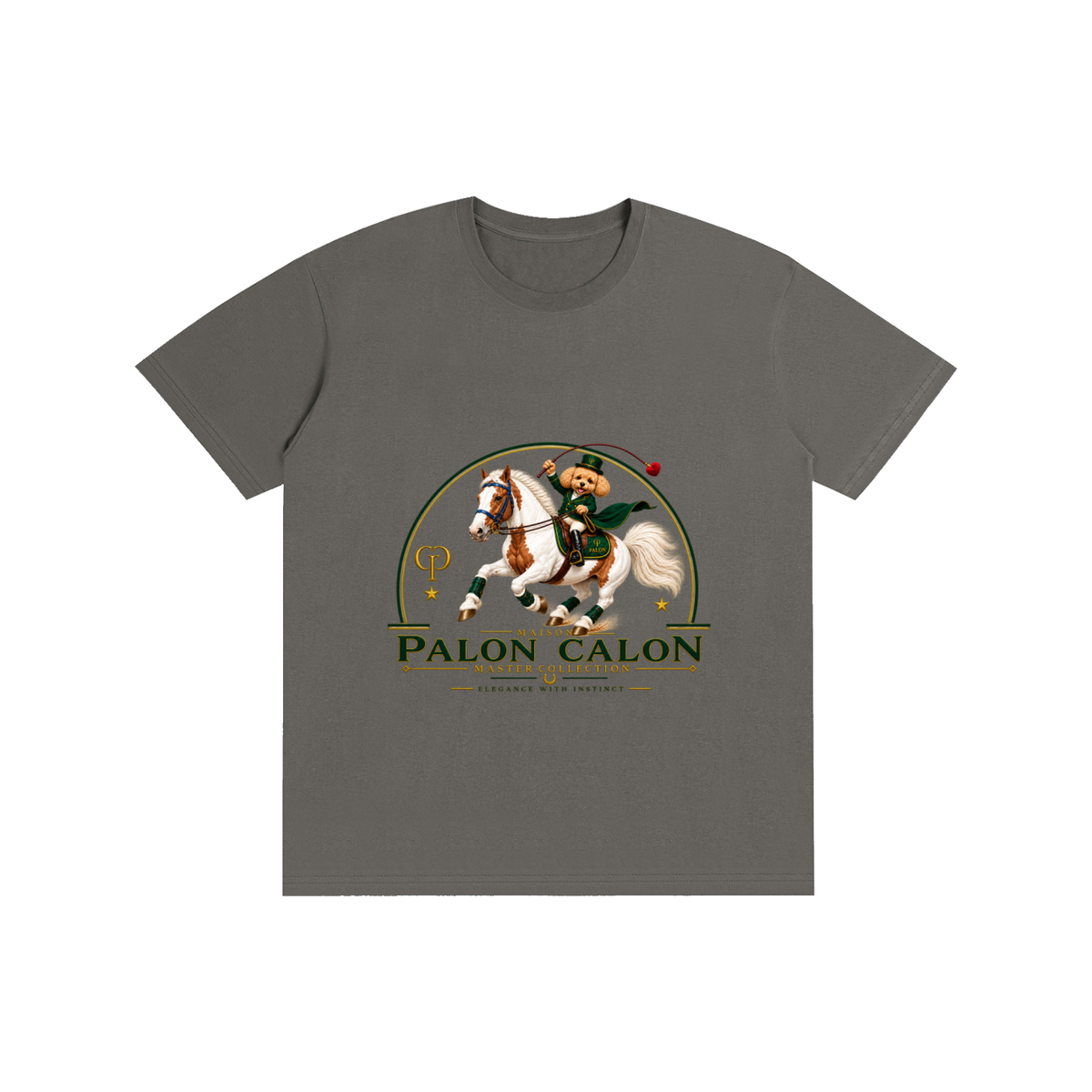 EQUESTRIAN CALON | ユニセックス ピュアコットン Tシャツ — Unisex Pure Cotton T-Shirt