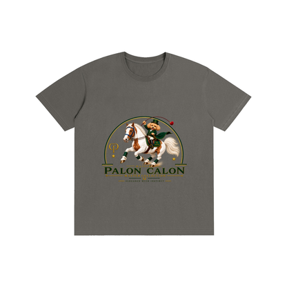EQUESTRIAN CALON | ユニセックス ピュアコットン Tシャツ — Unisex Pure Cotton T-Shirt