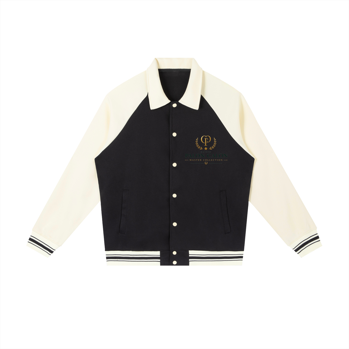 ユニセックス コントラスト ラグラン ベースボールジャケット — Unisex Contrast Raglan Baseball Jacket