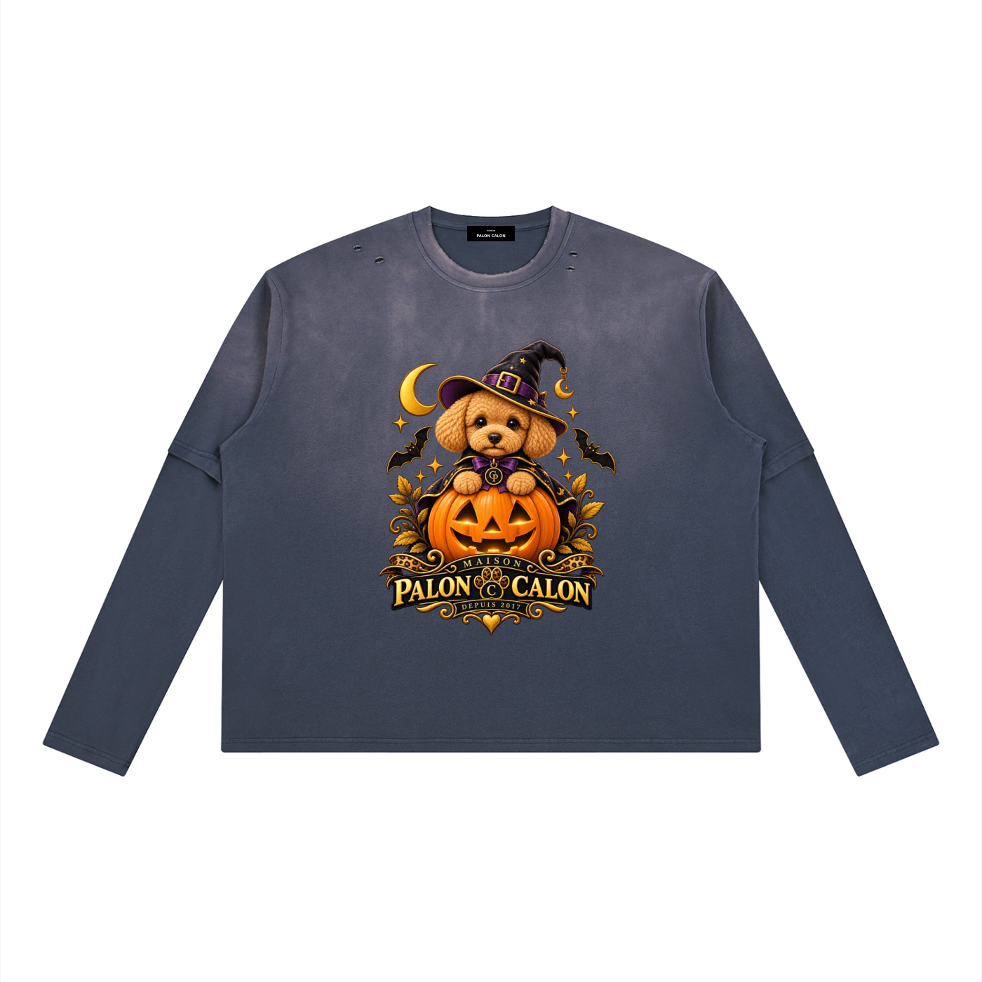 Unisex Vintage Wash Layered T-Shirt