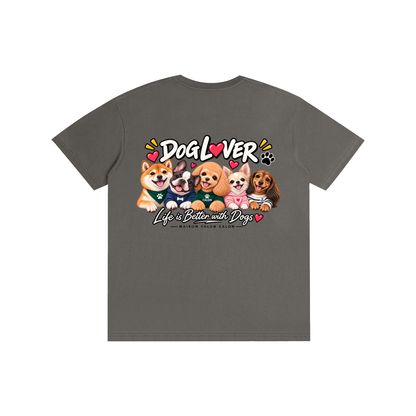 DOG | ベーシック ユニセックス コットンTシャツ / Pure Cotton Unisex T-Shirt