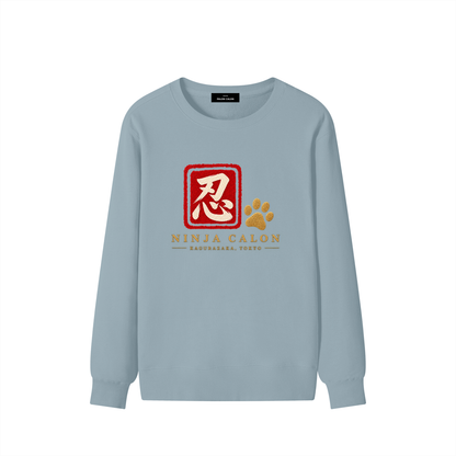 KAGURAZAKA | ユニセックス クラシック コットン スウェットシャツ忍者 | Unisex Classic Cotton Sweatshirt
