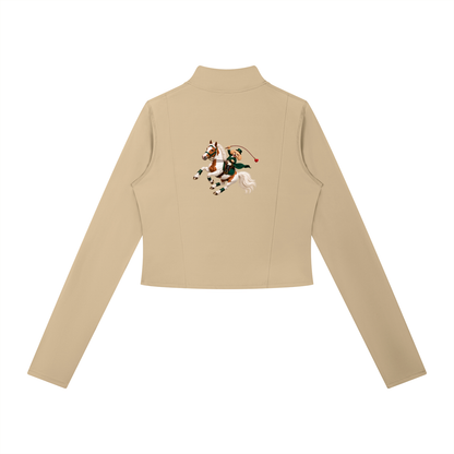 EQUESTRIAN CALON | ウィメンズ フルジップ スポーツジャケット / Women's Full-Zip Sports Jacket