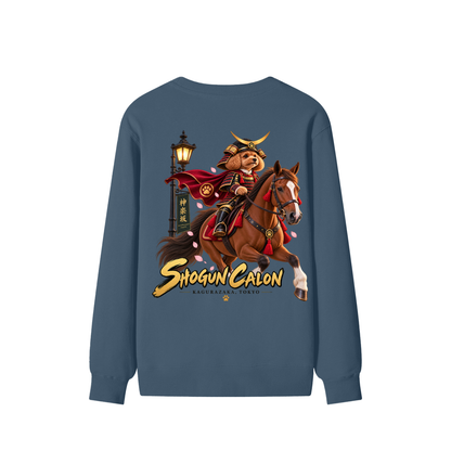 KAGURAZAKA | ユニセックス クラシック コットン スウェットシャツ 将軍| Unisex Classic Cotton Sweatshirt