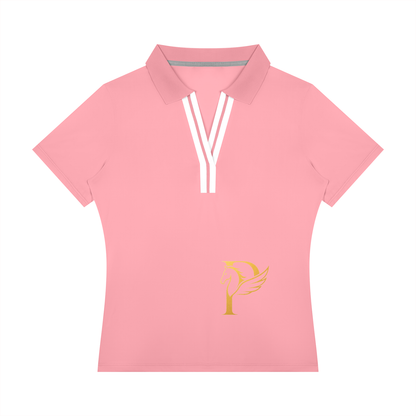 EQUESTRIAN CALON｜カラーブロック ポロシャツ（ウィメンズ）/ Women’s Color Block Polo Shirt