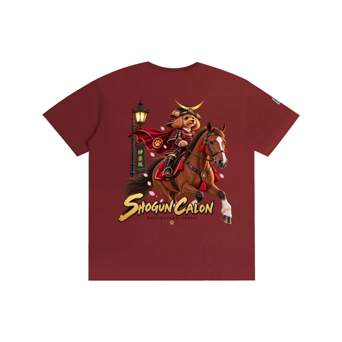 KAGURAZAKA | ユニセックス ピュアコットン Tシャツ将軍 / Pure Cotton Unisex T-Shirt