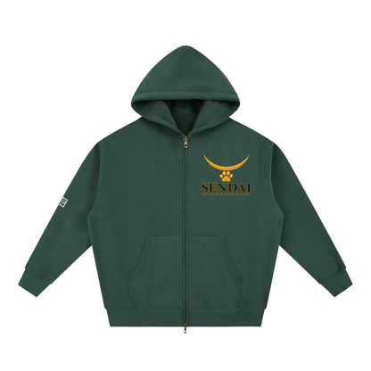 SENDAI｜オーバーサイズ フリースボクシーフーディー / Essential Oversized Fleece Boxy Hoodie