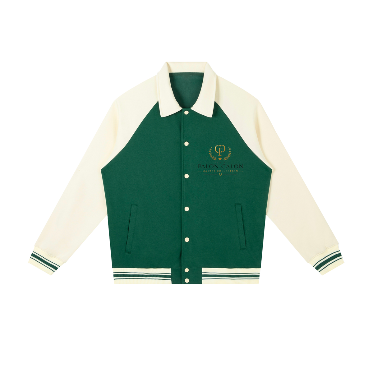 EQUESTRIAN CALON | ユニセックス コントラスト ラグラン ベースボールジャケット — Unisex Contrast Raglan Baseball Jacket