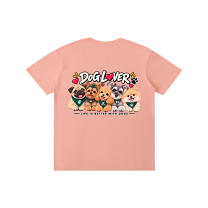 DOG | ベーシック ユニセックス コットンTシャツ / Pure Cotton Unisex T-Shirt