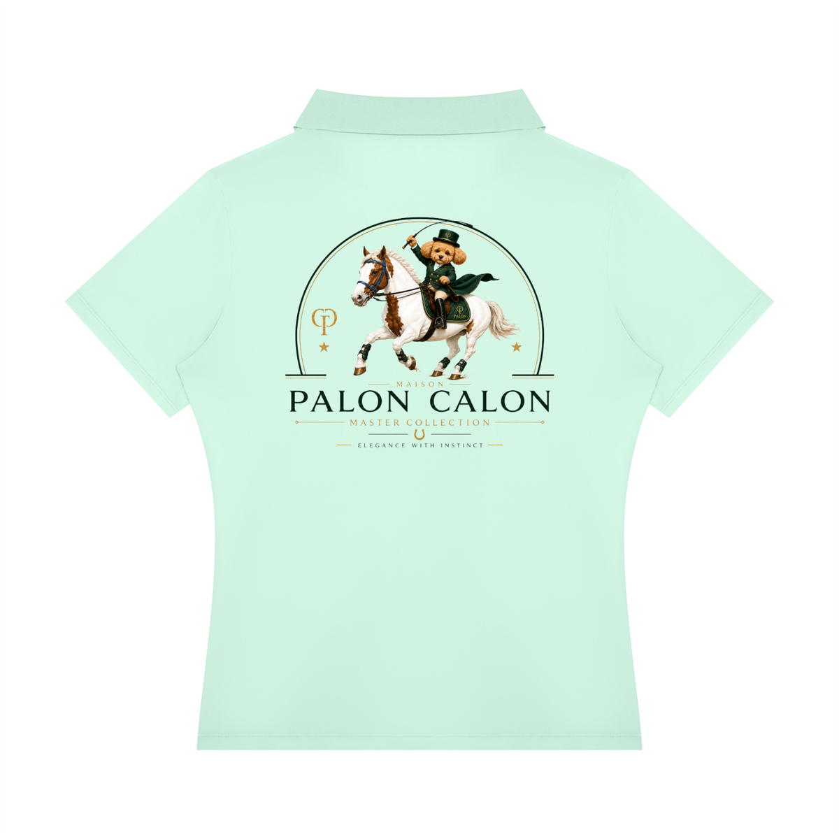 EQUESTRIAN CALON｜カラーブロック ポロシャツ（ウィメンズ）/ Women’s Color Block Polo Shirt