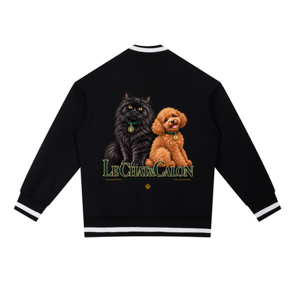 CAT | コントラストパイピング ジップボンバージャケット / Contrast Piping Zip Bomber Jacket