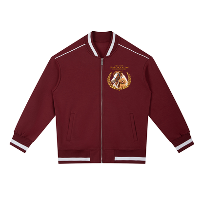 EQUESTRIAN CALON | コントラストパイピング ジップボンバージャケット / Contrast Piping Zip Bomber Jacket