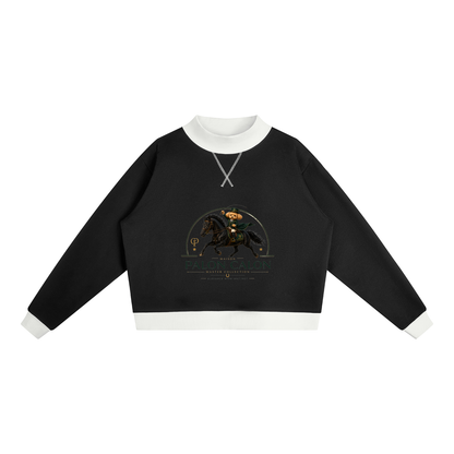 ウィメンズ モックネック スウェットシャツ — Women's Mock Neck Sweatshirt