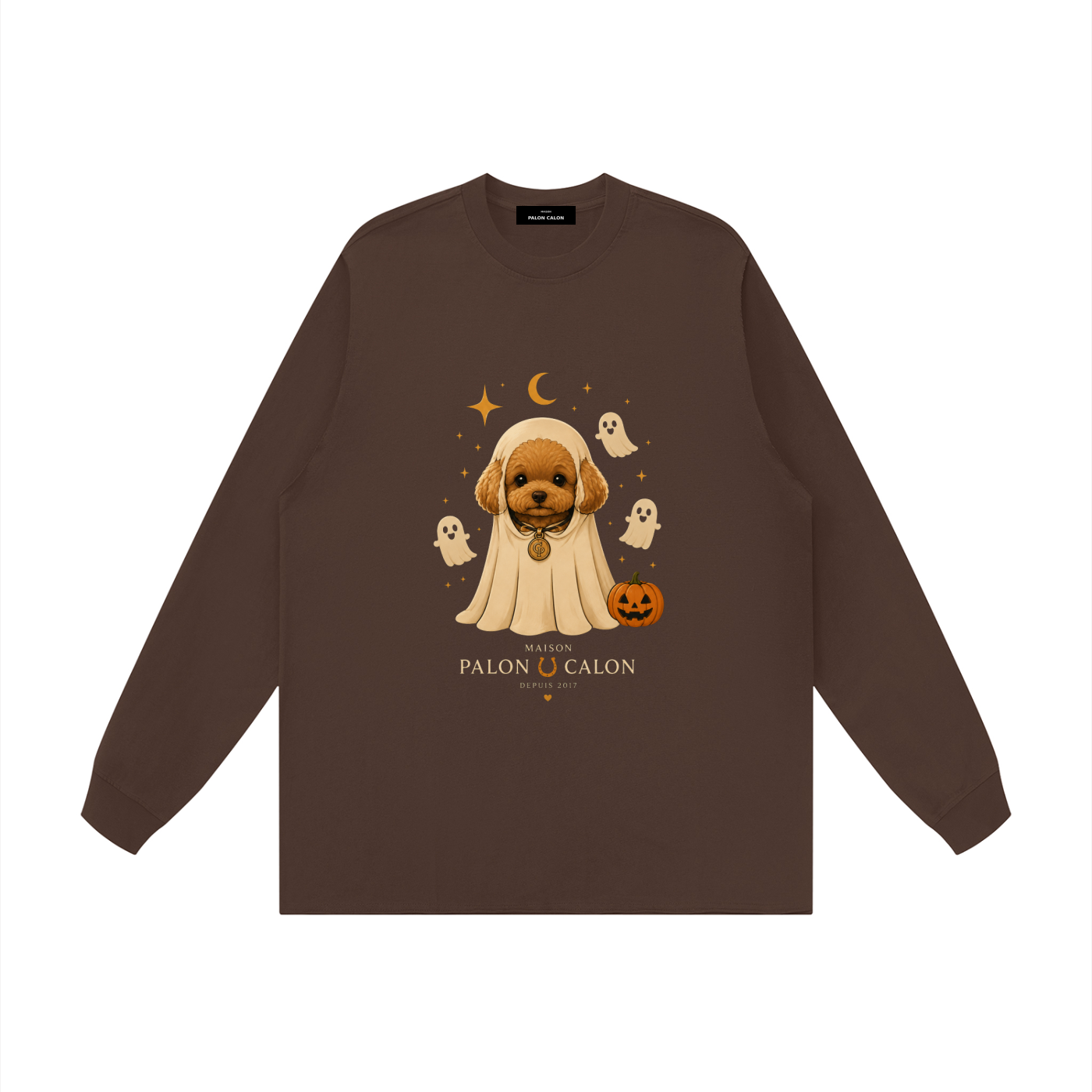 Unisex Raw Hem Long Sleeve T-Shirt