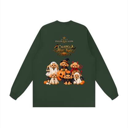 Unisex Raw Hem Long Sleeve T-Shirt