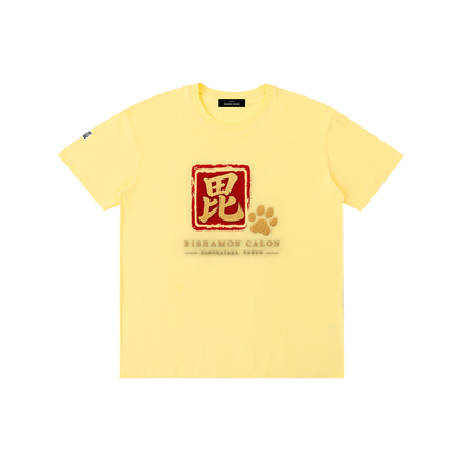 KAGURAZAKA | ユニセックス ピュアコットン Tシャツ毘沙門 / Pure Cotton Unisex T-Shirt