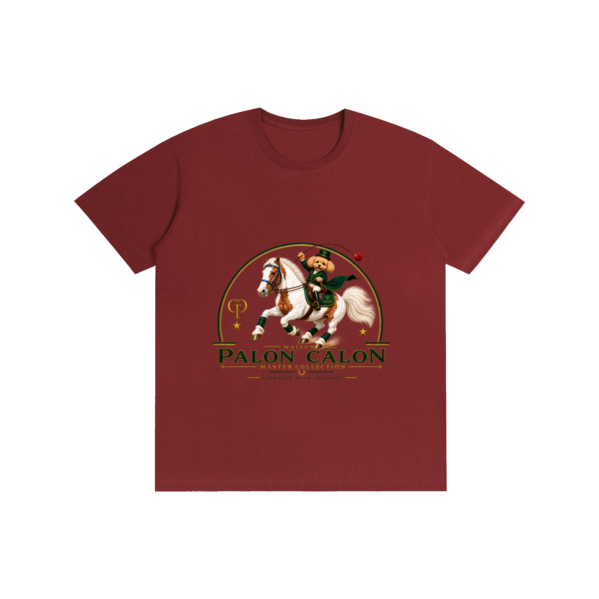 EQUESTRIAN CALON | ユニセックス ピュアコットン Tシャツ — Unisex Pure Cotton T-Shirt