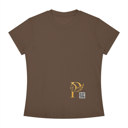 ウィメンズ スリムフィット クルーネック Tシャツ — Women's Slim Fit Crewneck T-Shirt